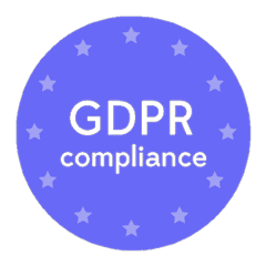 GDPR compliance badge